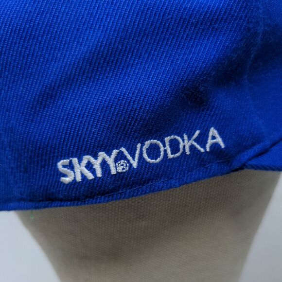 Skyy Vodka Men's Snapback Hat Blue Adjustable Embroidered Dirty Martini Logo - Picture 7 of 13